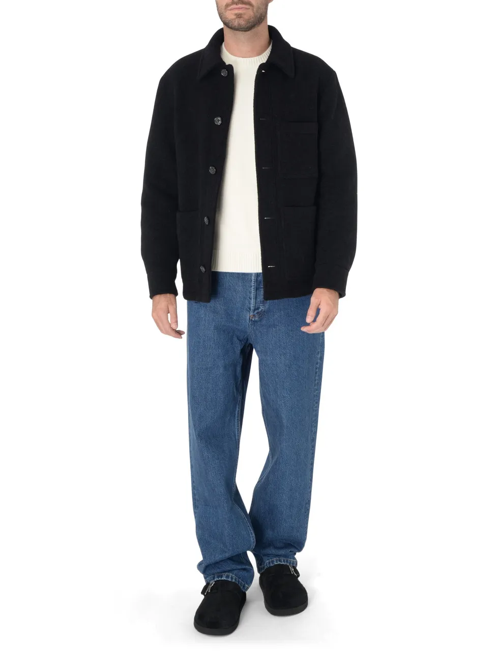 A.P.C. Veste Emilie, laine noire