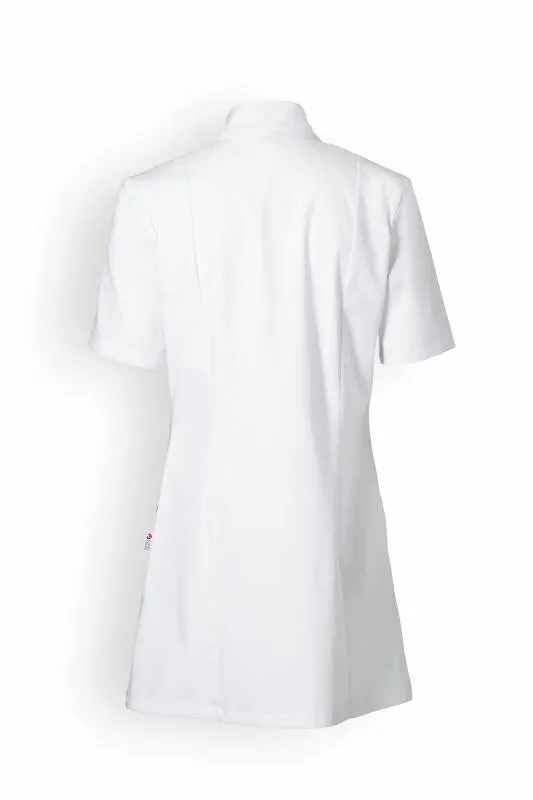 Blouse Beauté Femme - Col officier blanc