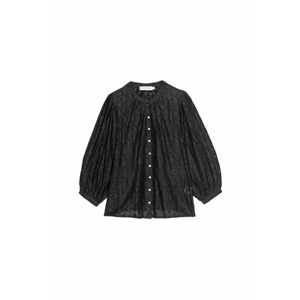 Blouse Cometa noir en coton | 3 Suisses