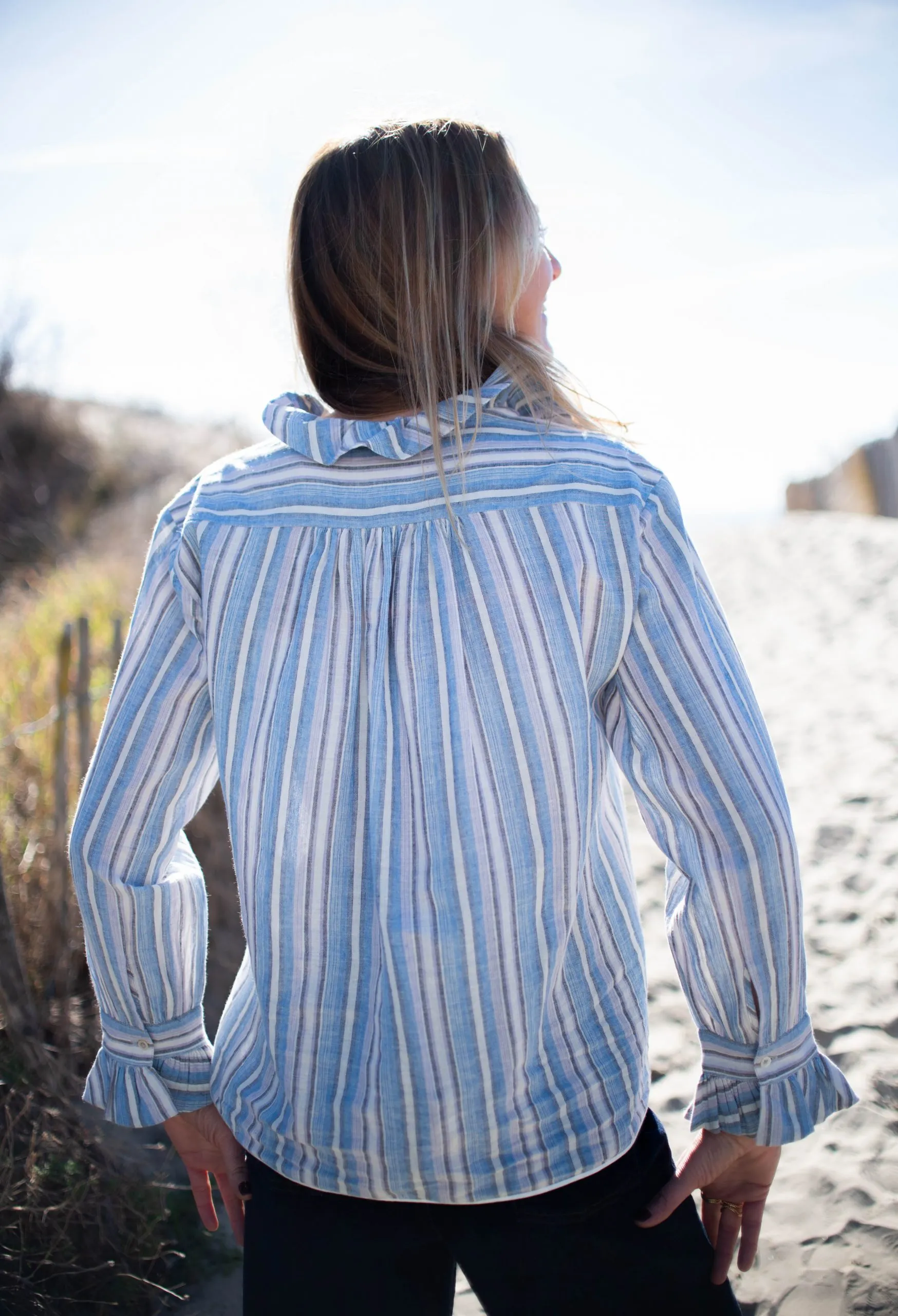 Blouse Land Light Blue - Laurence Bras | Les Chiquettes