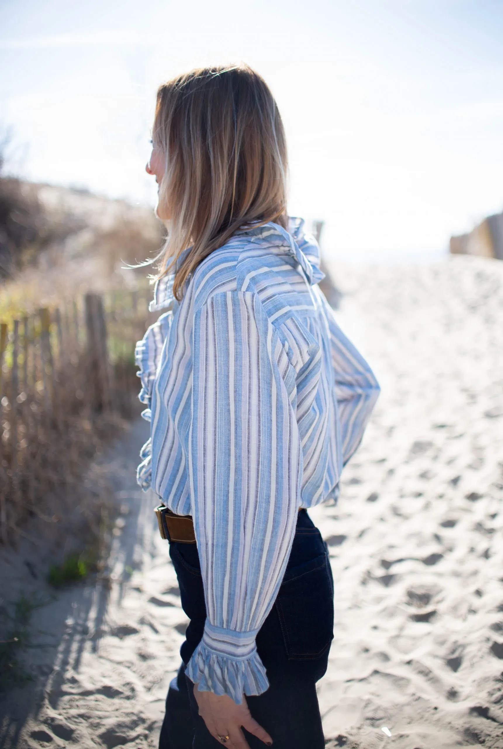 Blouse Land Light Blue - Laurence Bras | Les Chiquettes