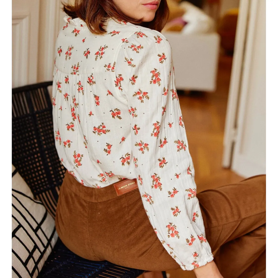 Blouse OLYMPA - Ecru en coton | 3 Suisses