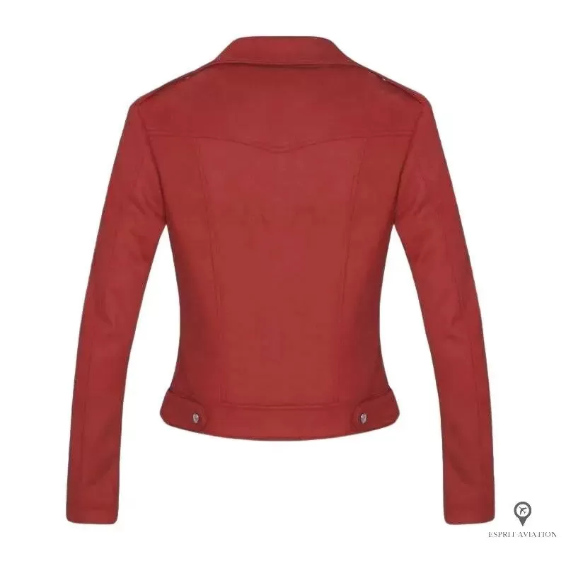 blouson aviateur femme bordeaux