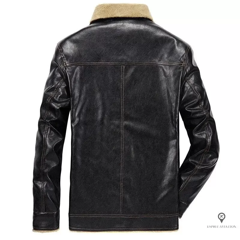 Blouson Aviateur Homme Imitation Cuir