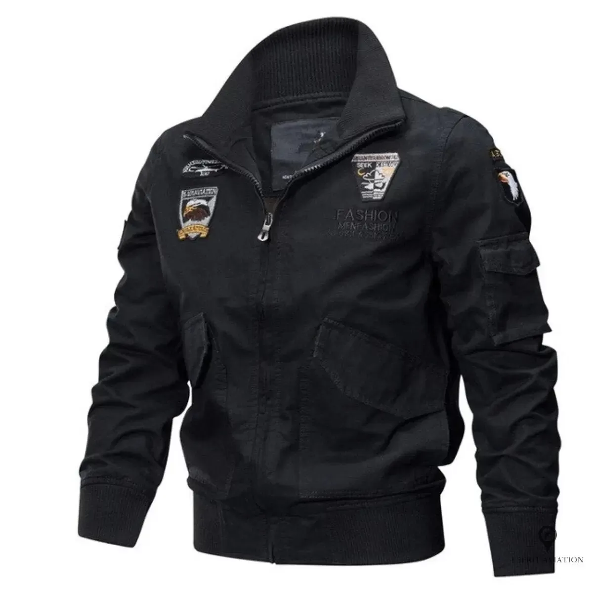 Blouson Aviateur Homme Leger Homme Noir