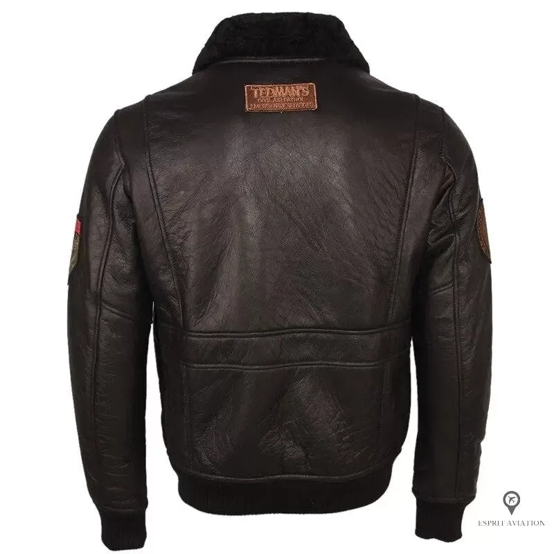 Blouson Aviateur Homme Parachutiste Cuir