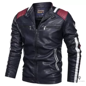 Blouson Aviateur Homme Épaulette Moto