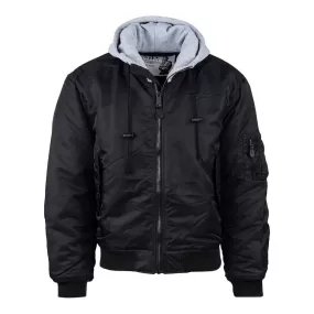 Blouson Bombers MA1 à capuche