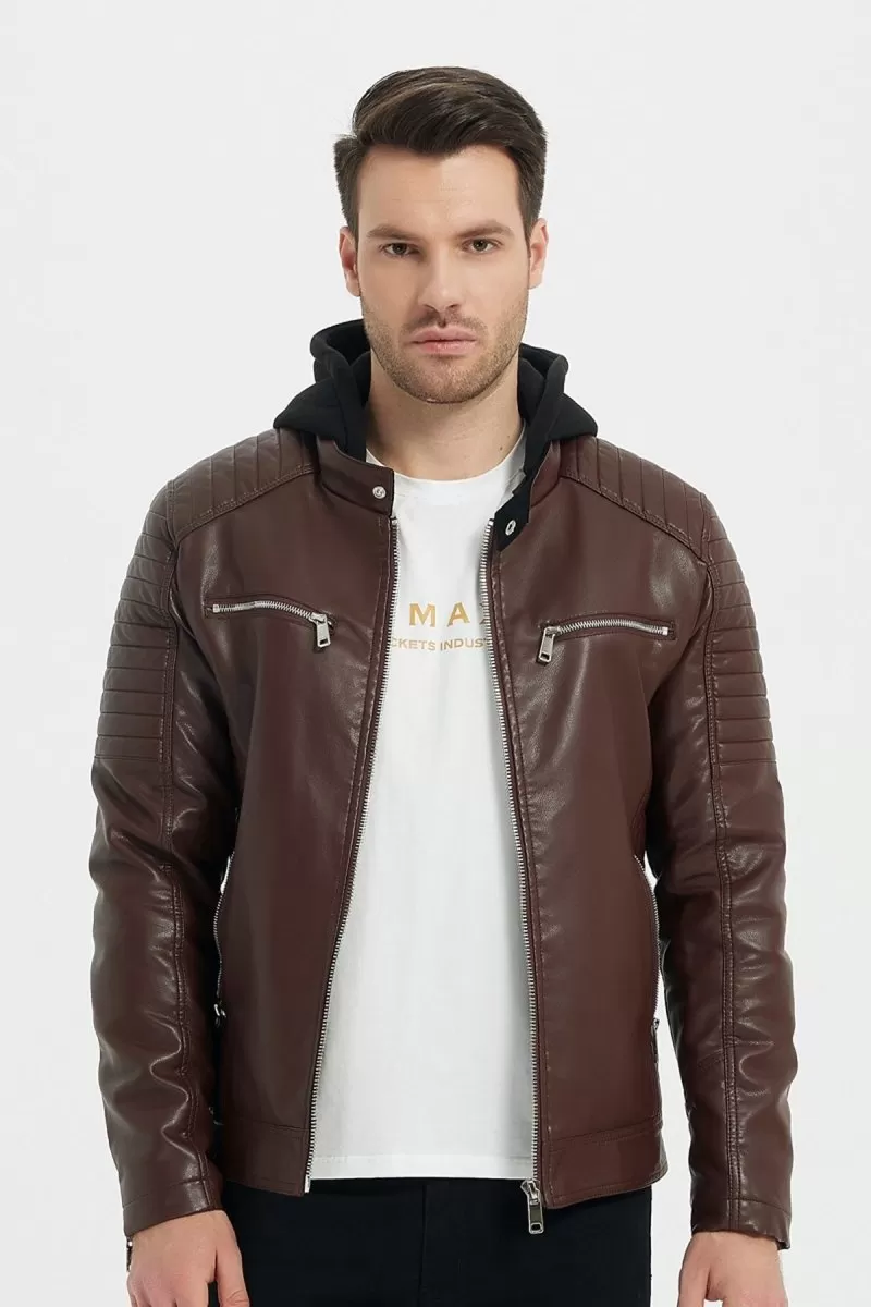 Blouson en simili cuir MATTIAS