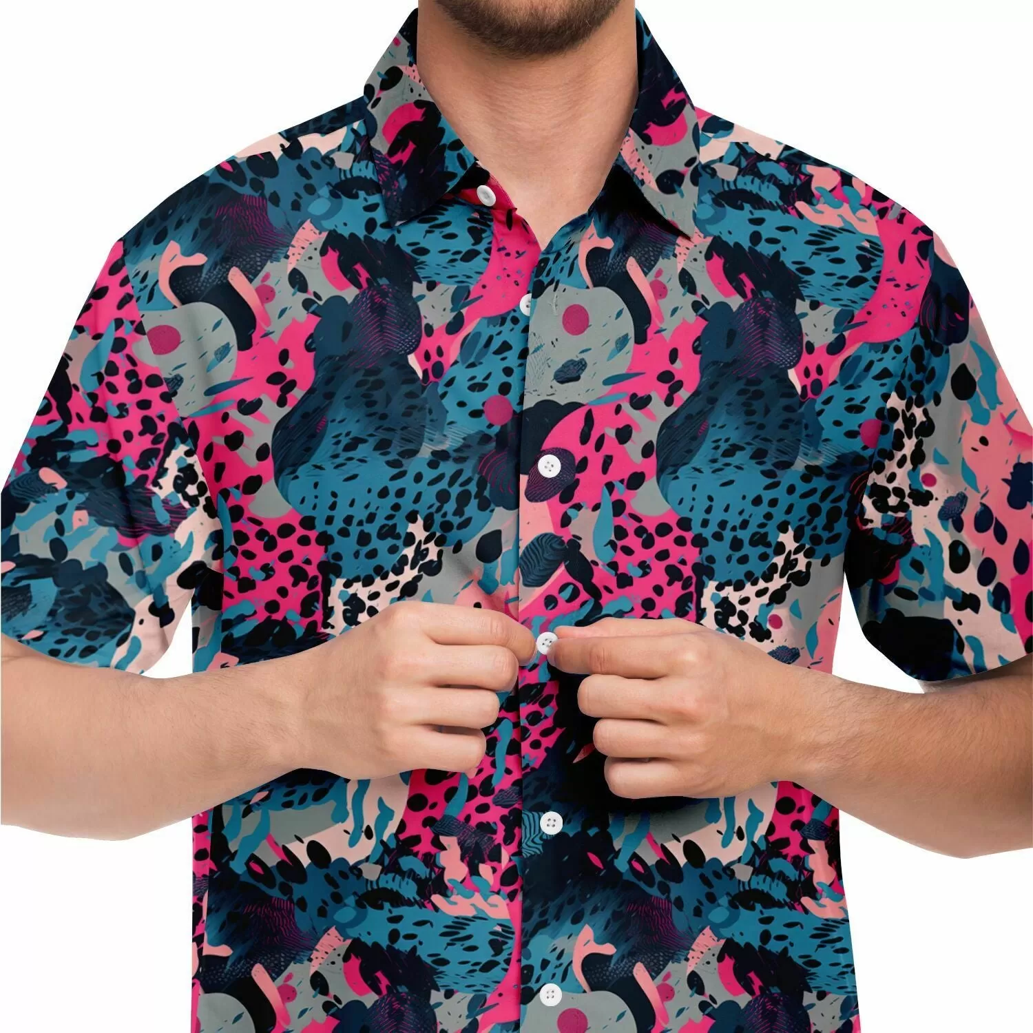 Chemise homme manches courtes