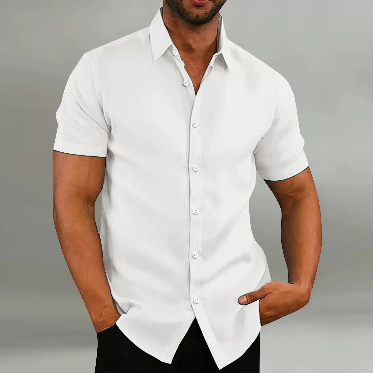 Chemise manches courtes pour homme