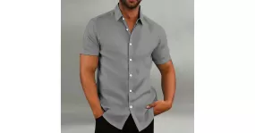 Chemise manches courtes pour homme