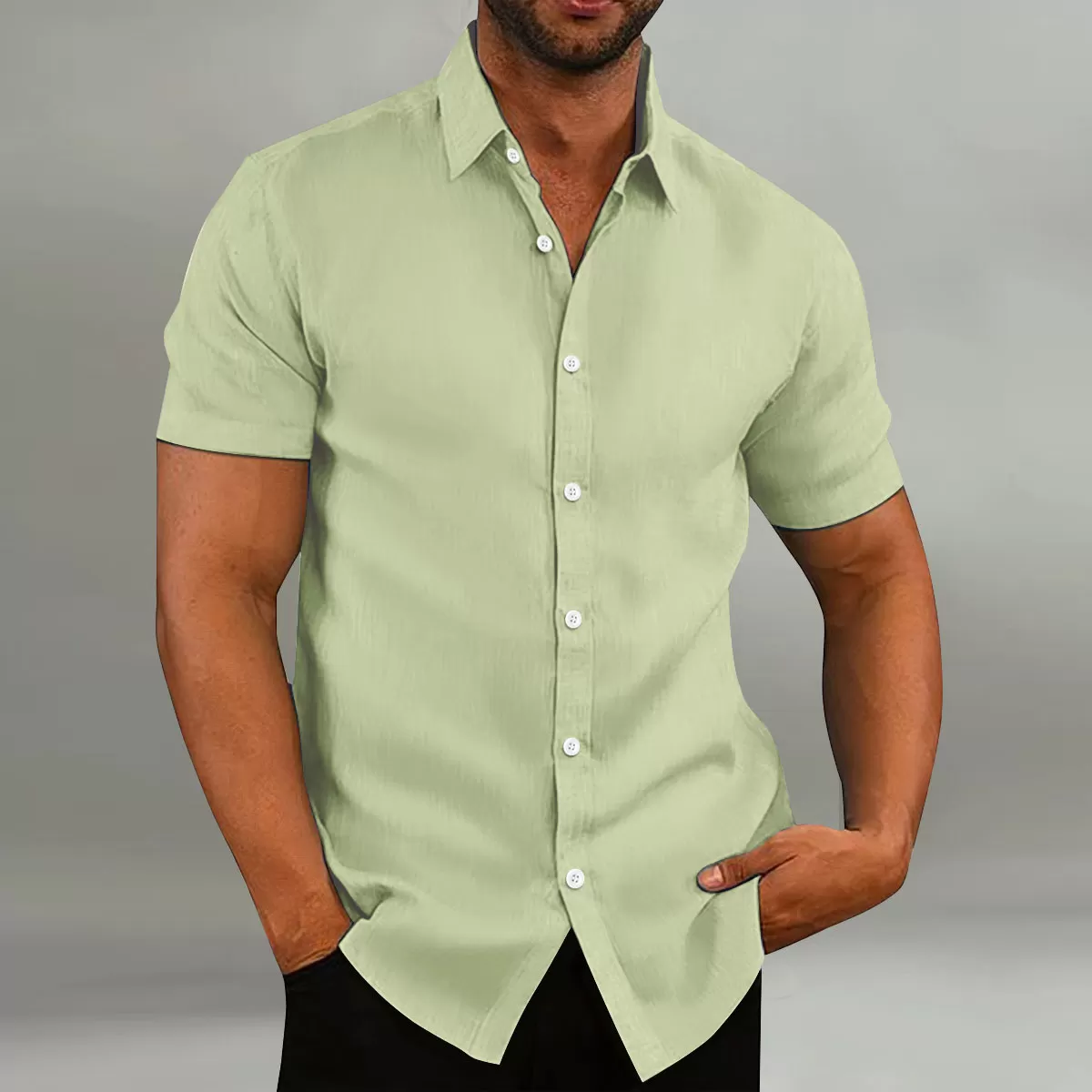 Chemise manches courtes pour homme