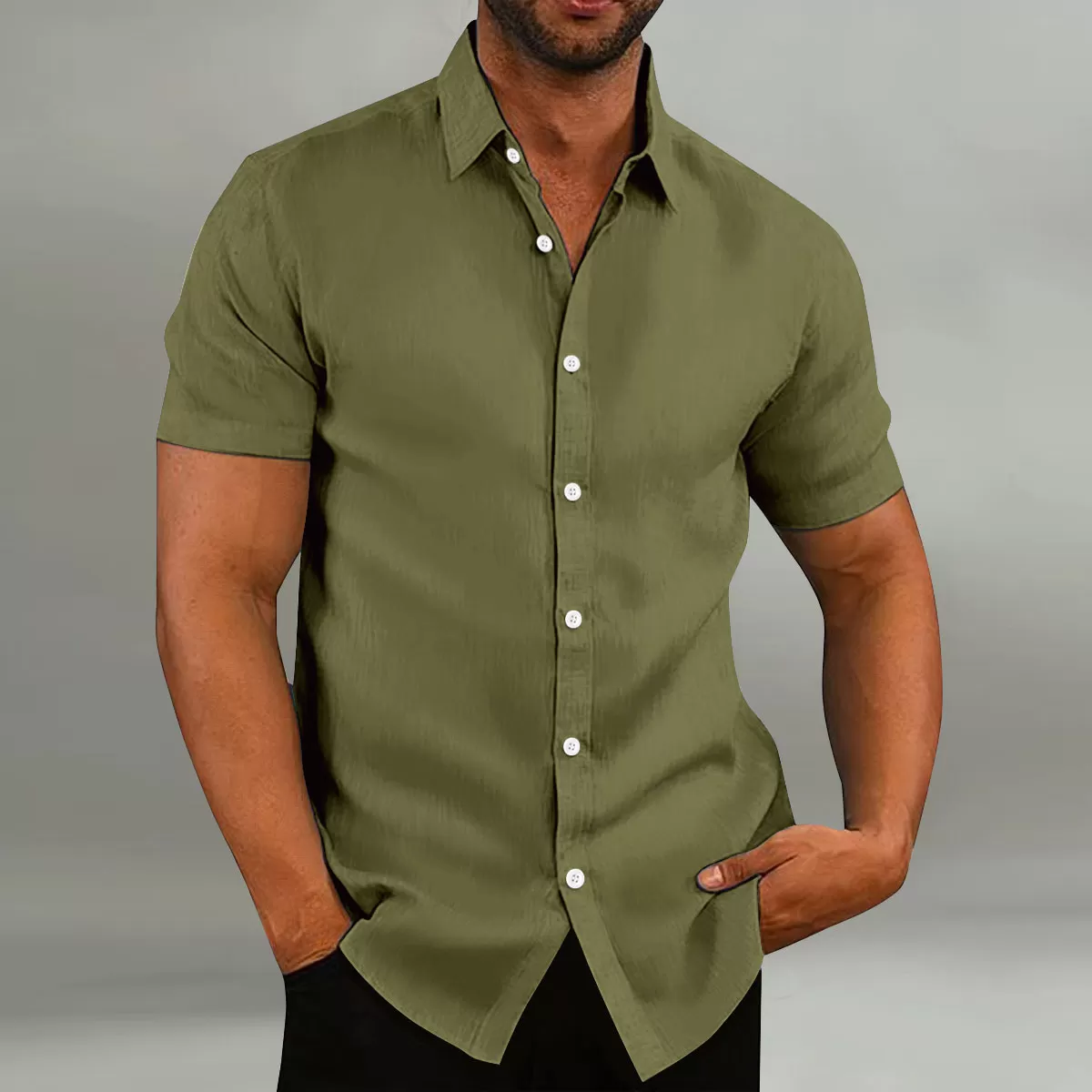 Chemise manches courtes pour homme