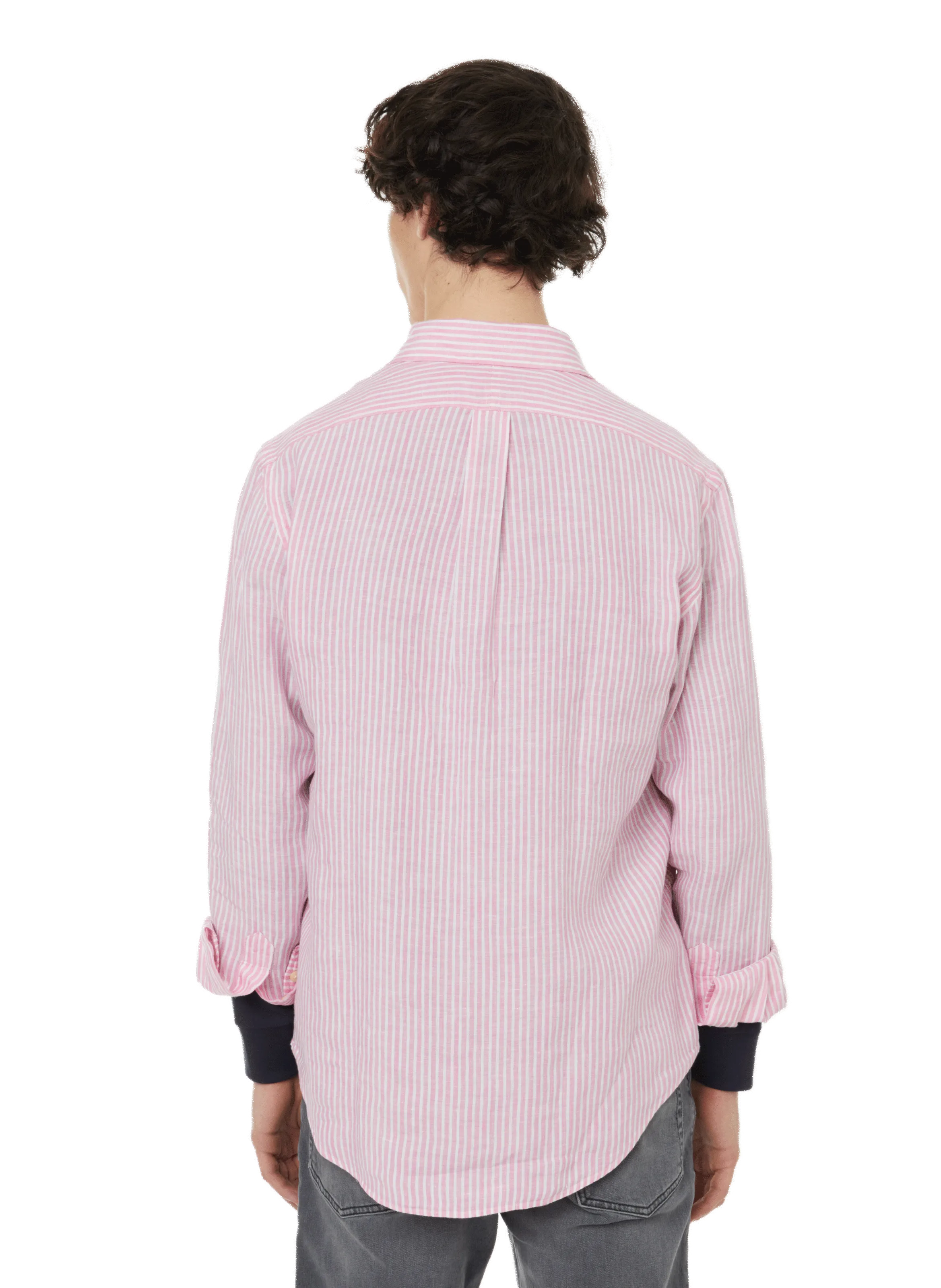 CHEMISE RAYéE EN LIN - POLO RALPH LAUREN pour HOMME | Printemps