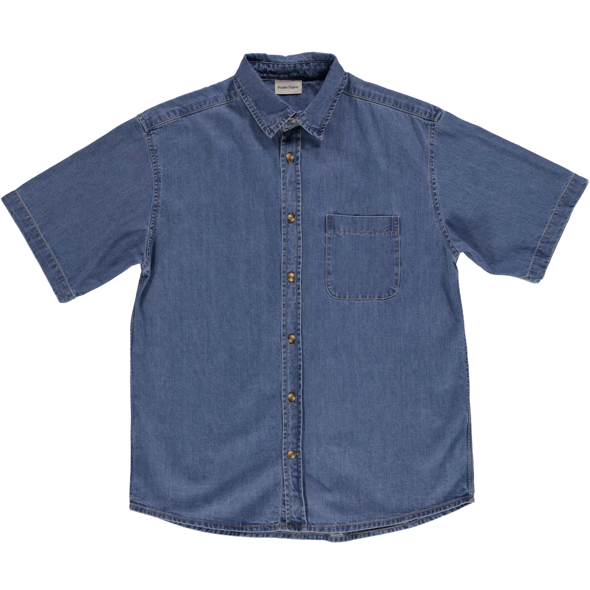 CHEMISE SPIREE MANCHES COURTES Denim Blue