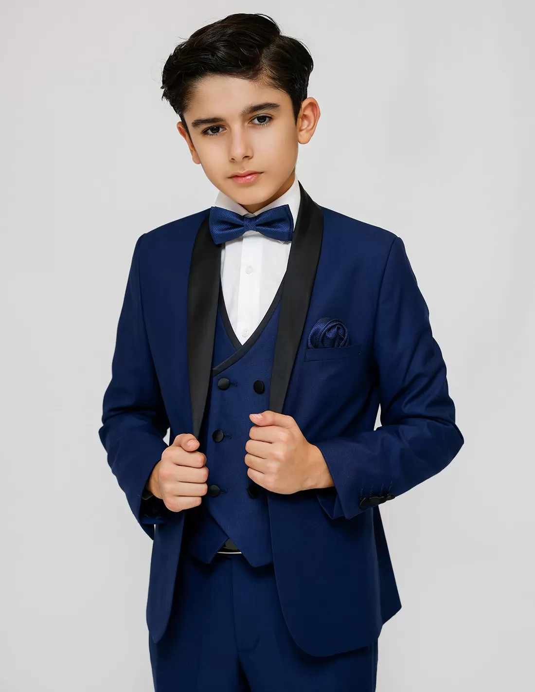 Costume Enfant De Cérémonie Bleu - Smoking Enfant De Mariage TAILLE 10/11 ans