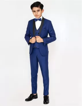 Costume Enfant De Cérémonie Bleu - Smoking Enfant De Mariage TAILLE 10/11 ans