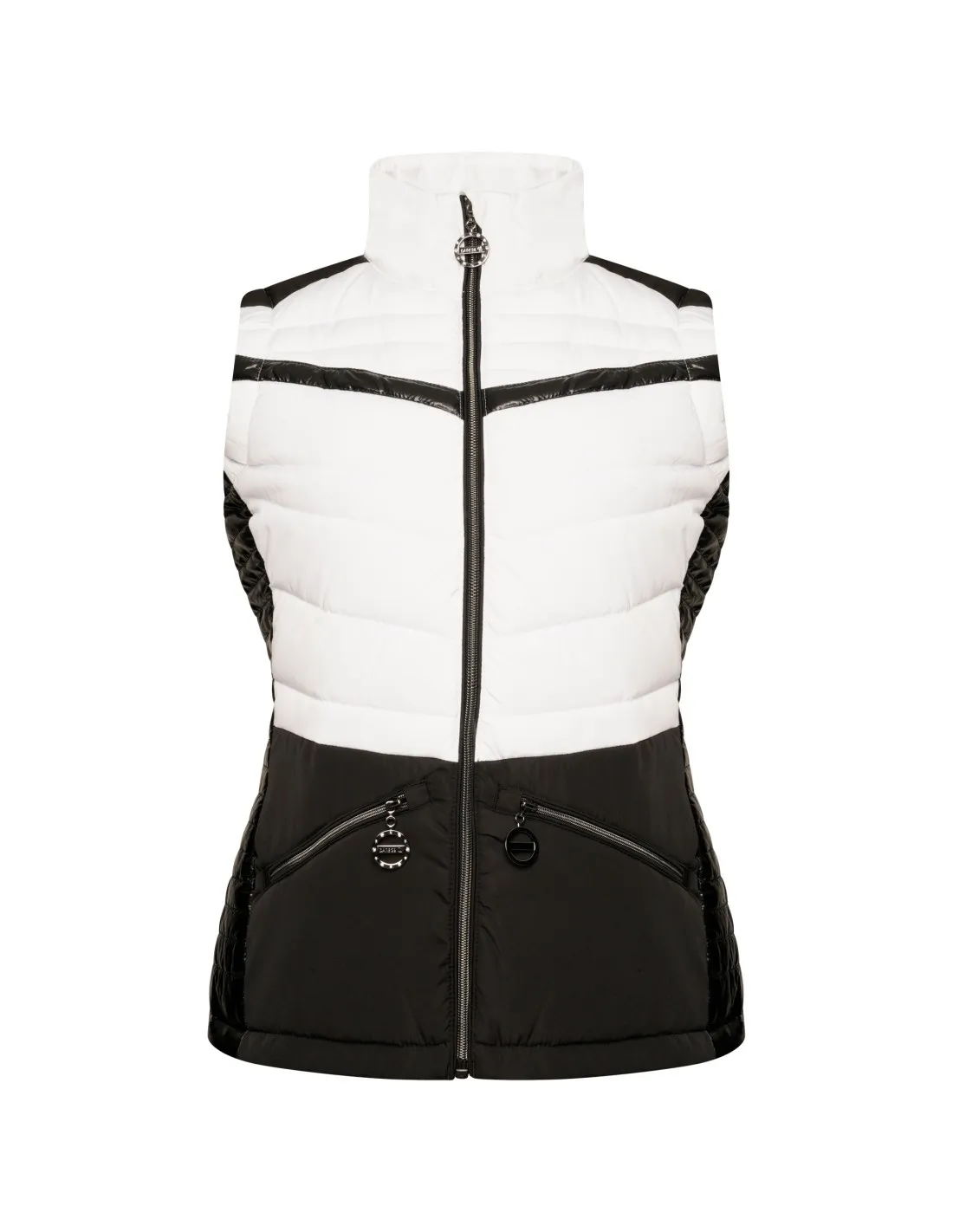 Doudoune sans Manche Femme Dare 2b Burnish II Gilet Black/White