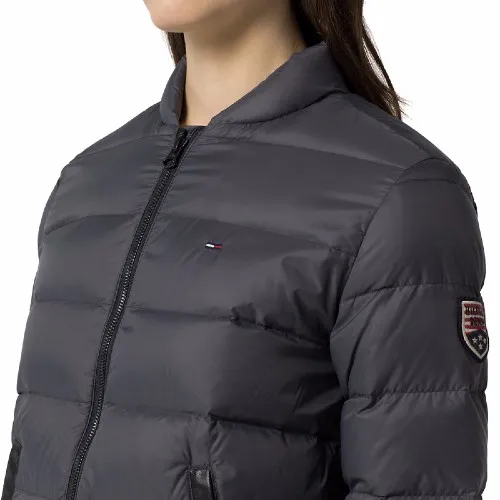 Doudoune Tommy Hilfiger femme modèle Celica Bomber gris anthracite