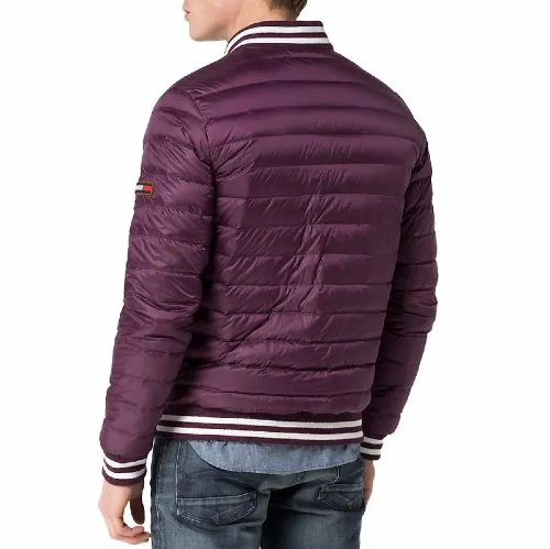 Doudoune Tommy Hilfiger homme coupe teddy modèle Jack potent purple