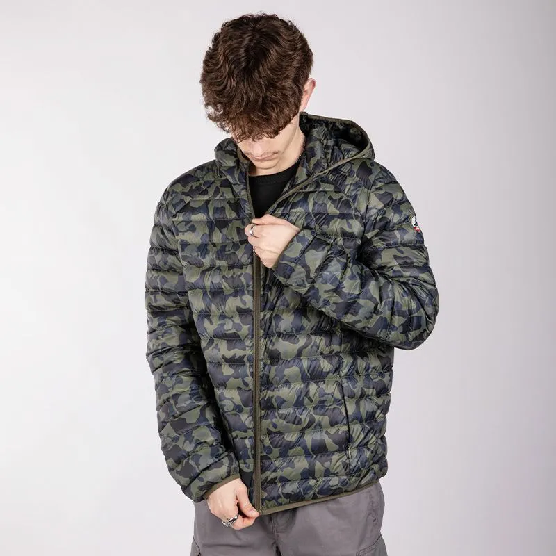 Doudoune à capuche imprimé camouflage Nico Homme JOTT à prix dégriffé 