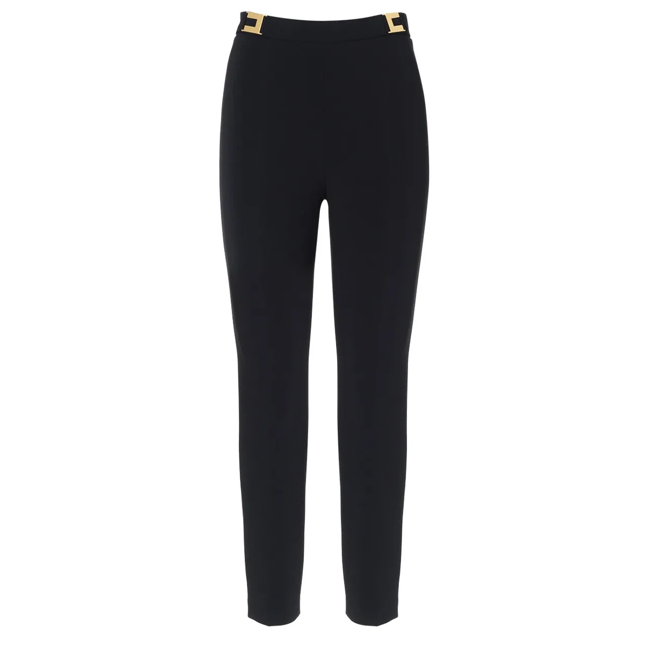 Elisabetta Franchi Pantalon droit noir