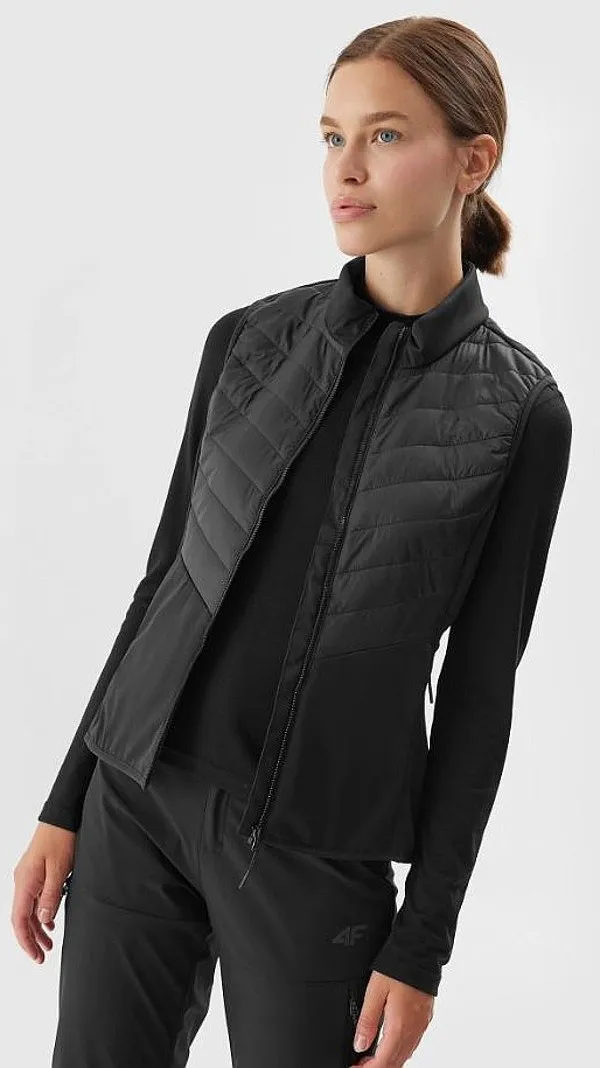 gilet 4F 4FAW23TVJAF048 - 20S/Deep Black - women´s