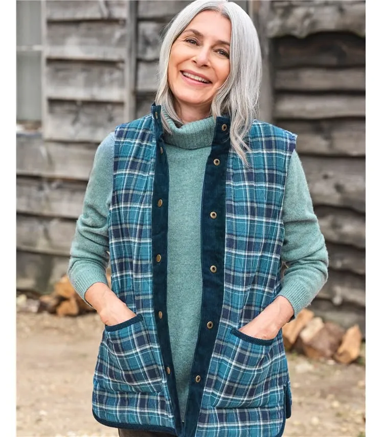 Gilet matelassé réversible - Femme - Coton & élasthanne