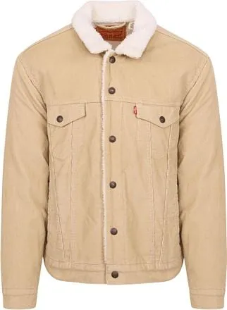 Levi's Veste Trucker Corduroy Beige 16365-0218 commander en 