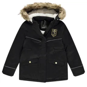 Parka doublée sherpa à capuche fille