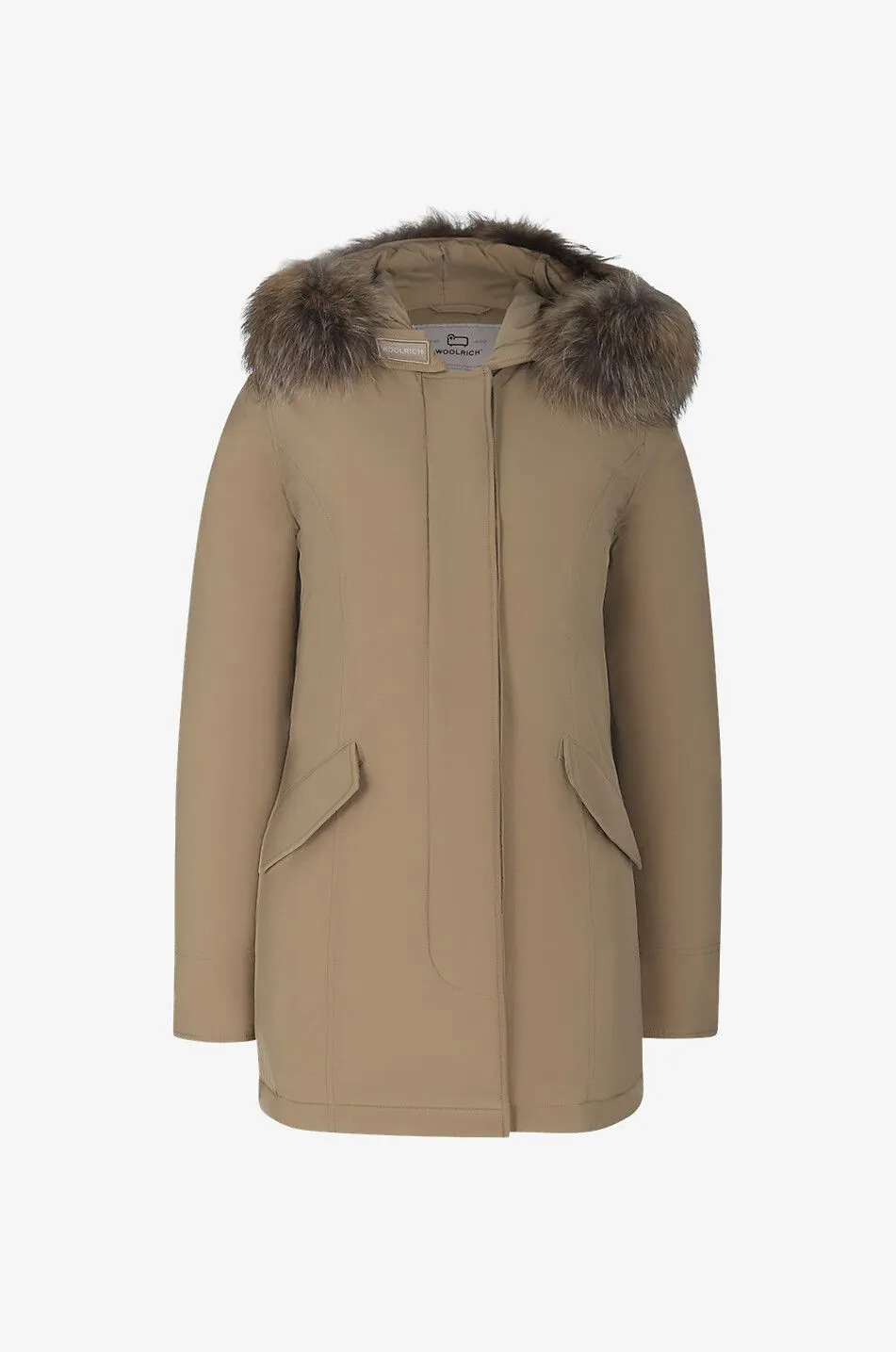 Parka longue avec capuche en fourrure Luxury Arctic Raccoon