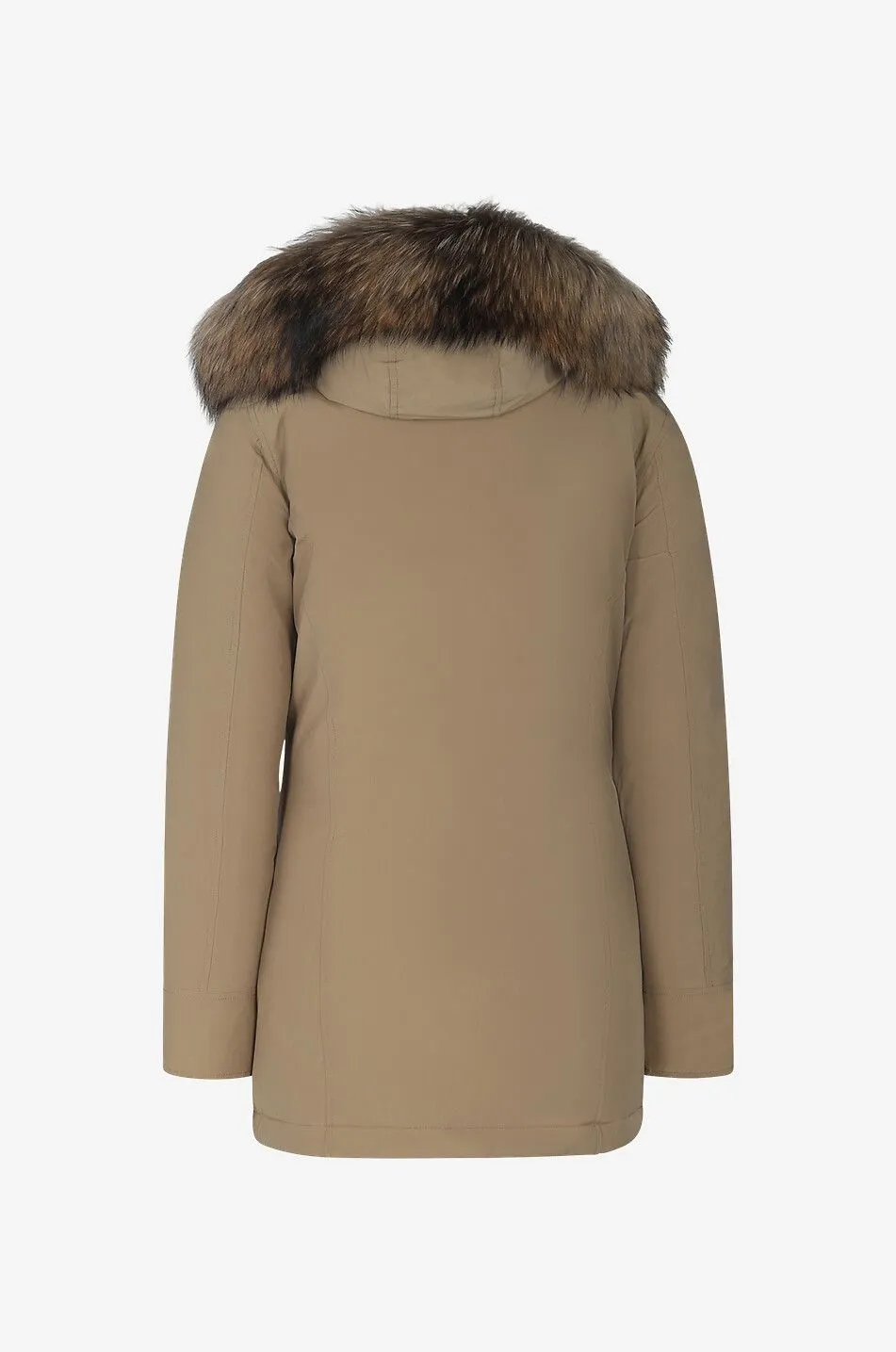 Parka longue avec capuche en fourrure Luxury Arctic Raccoon