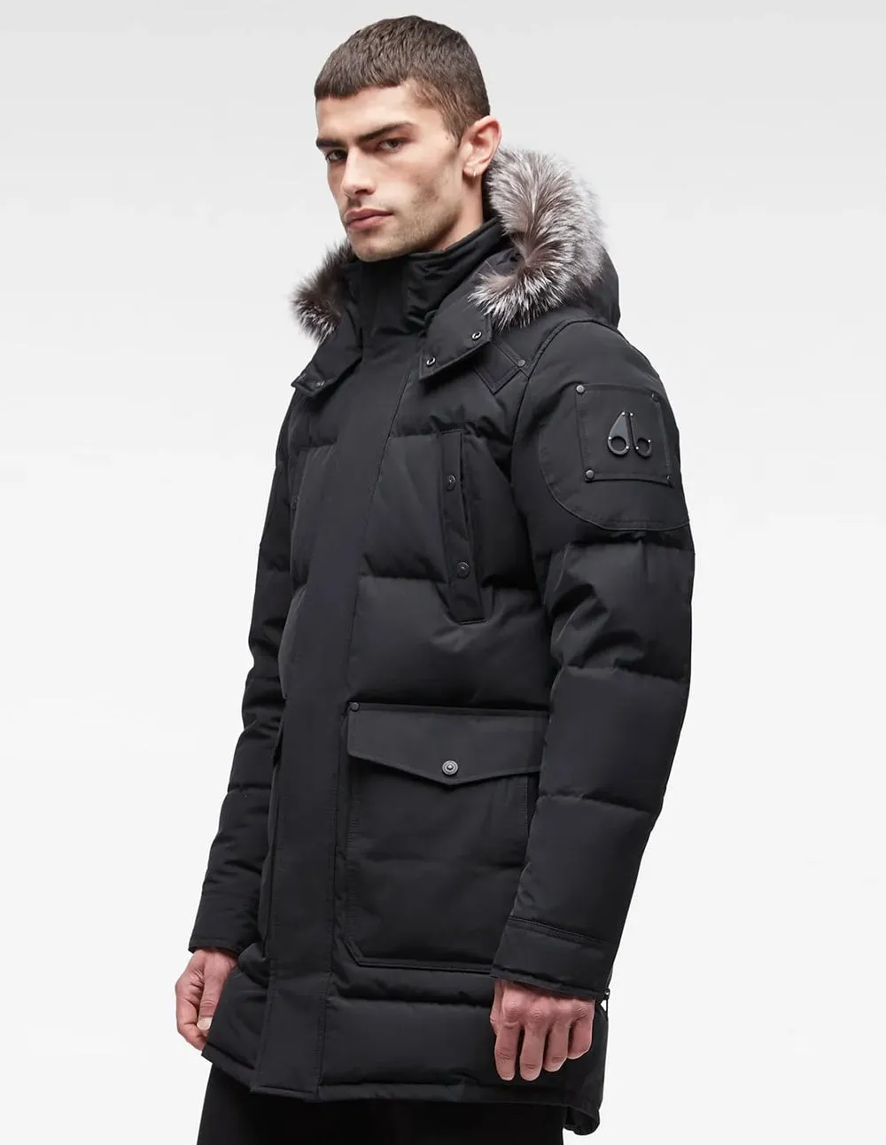 Parka Plumas Moose Knuckles Onyx Big Ridge Negro Hombre