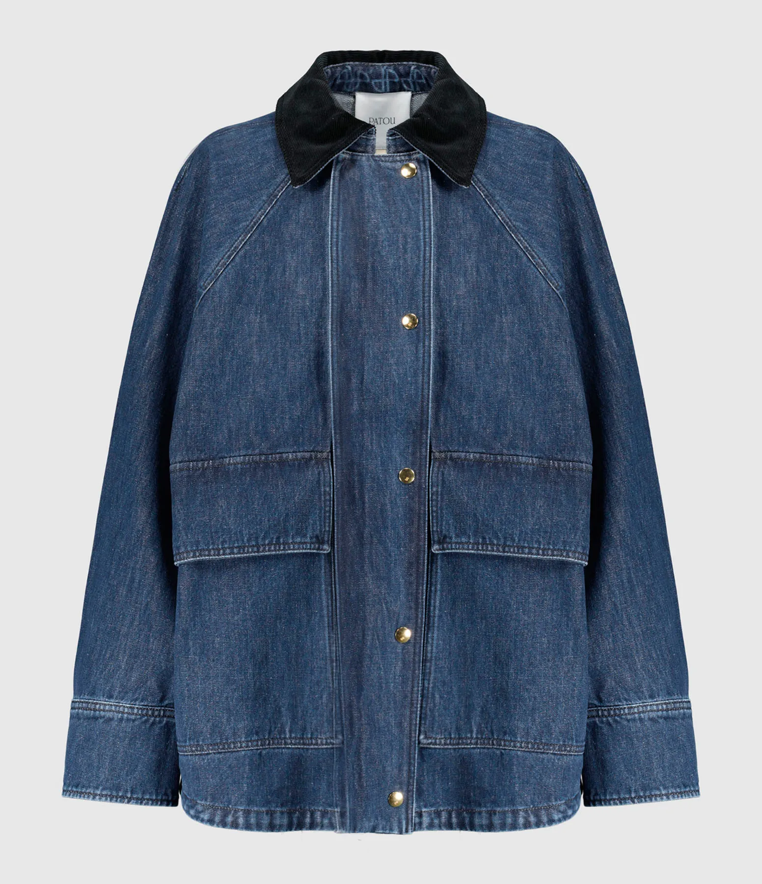 PATOU Partager  Parka Denim Bleu  