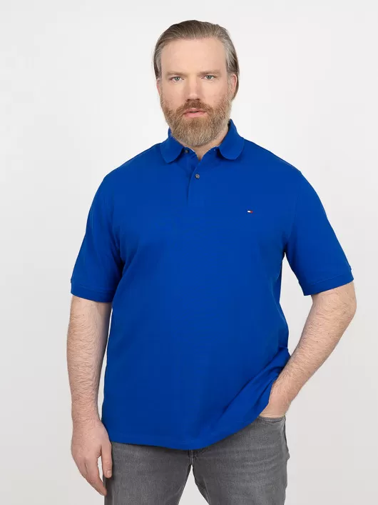 Polo Bleu Roi Tommy Hilfiger Grande Taille bleu homme grande taille - Capelstore