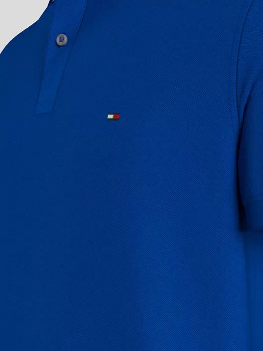 Polo Bleu Roi Tommy Hilfiger Grande Taille bleu homme grande taille - Capelstore