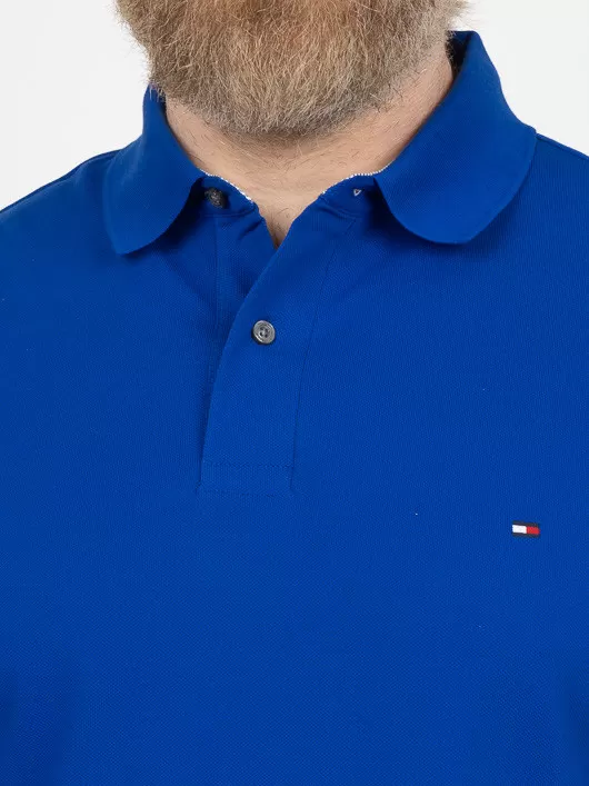 Polo Bleu Roi Tommy Hilfiger Grande Taille bleu homme grande taille - Capelstore