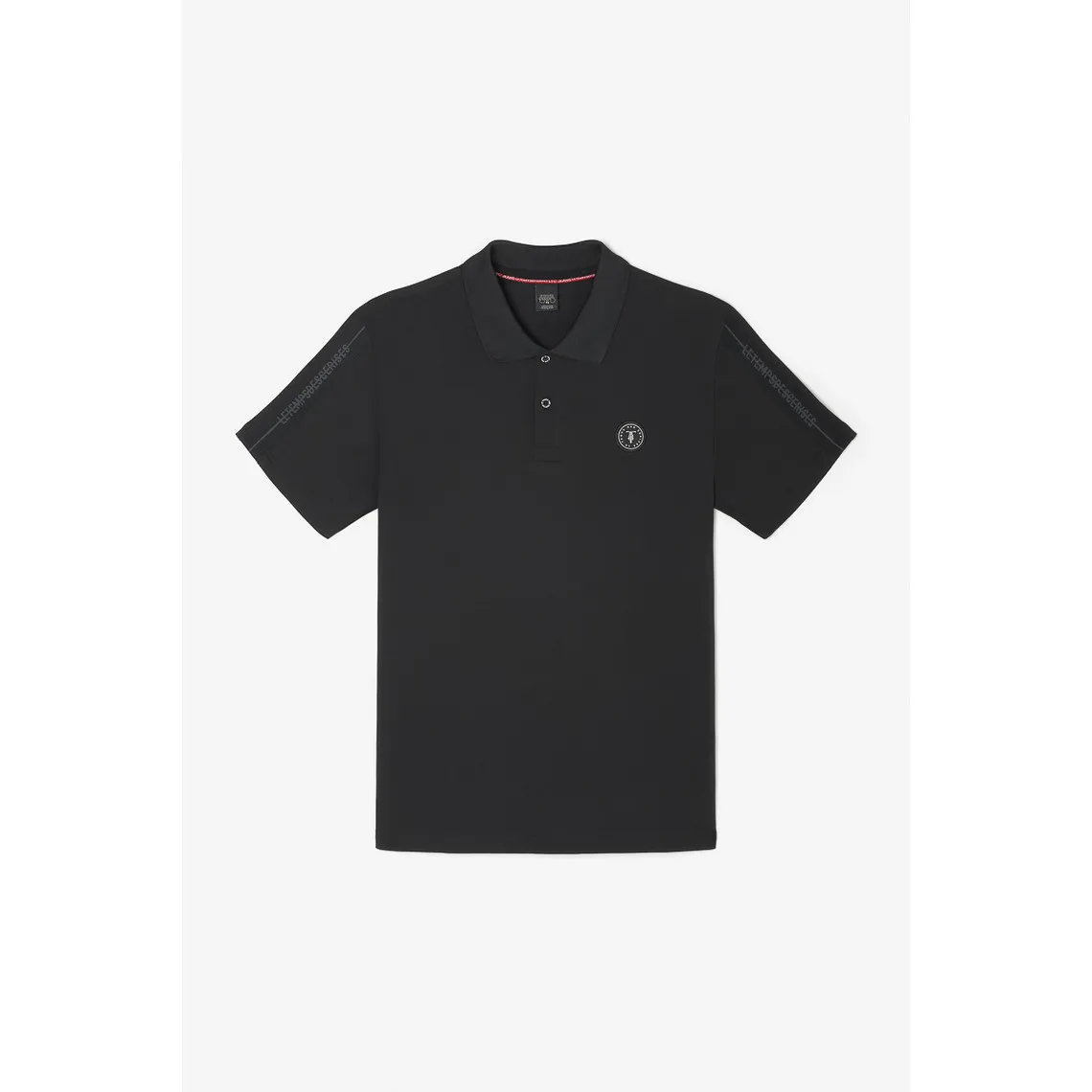 Polo CLAB noir en coton Le Temps des Cerises - Maillot de corps Homme sur MenCorner