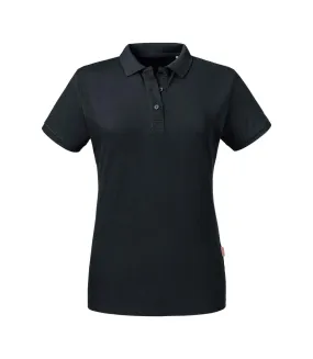 Polo femme noir Russell