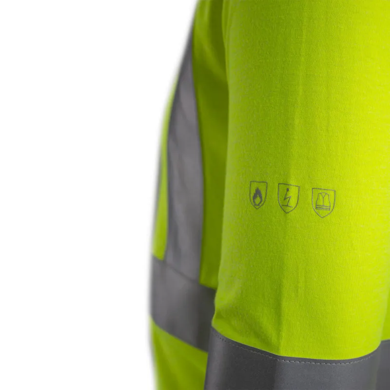 Polo haute visibilité anti-feu ATEX Coverguard | EPI zone ATEX