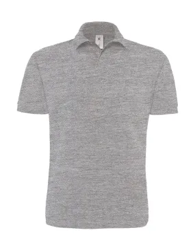 Polo lourd manches courtes - homme - PU422 - gris heather 