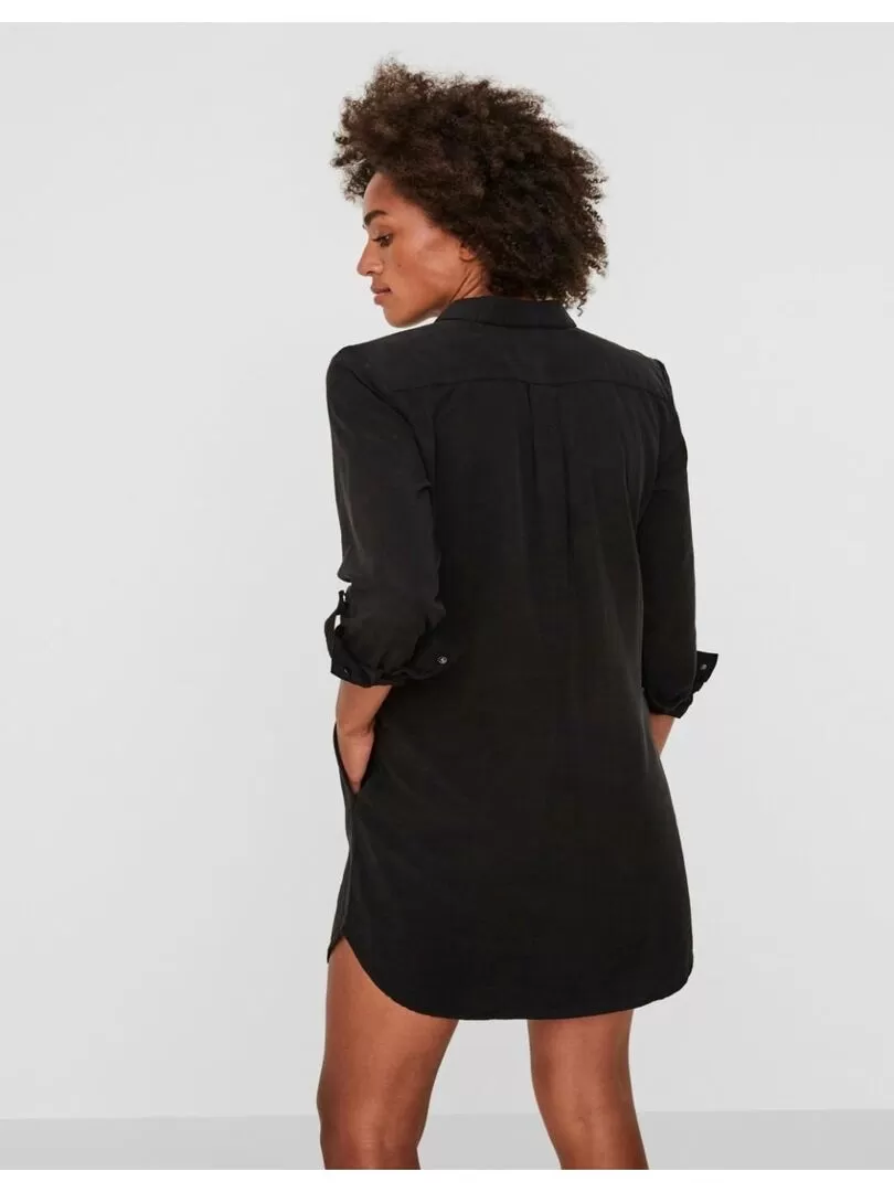 Robe courte en jean Vero Moda - Noir Noir