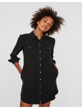 Robe courte en jean Vero Moda - Noir Noir