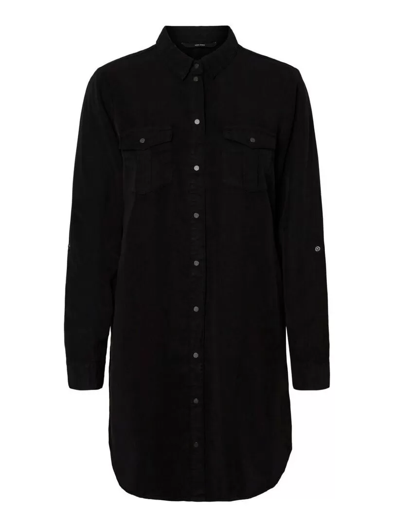 Robe courte en jean Vero Moda - Noir Noir