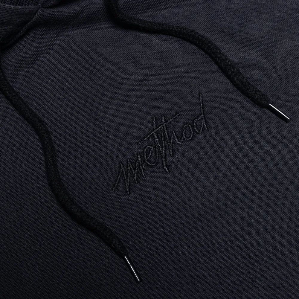 Signature Hoodie Washed Black