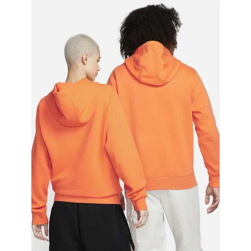 Sweat à capuche nsw club orange homme - Nike | wimod