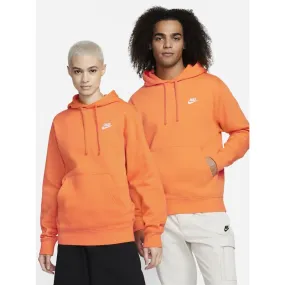 Sweat à capuche nsw club orange homme - Nike | wimod