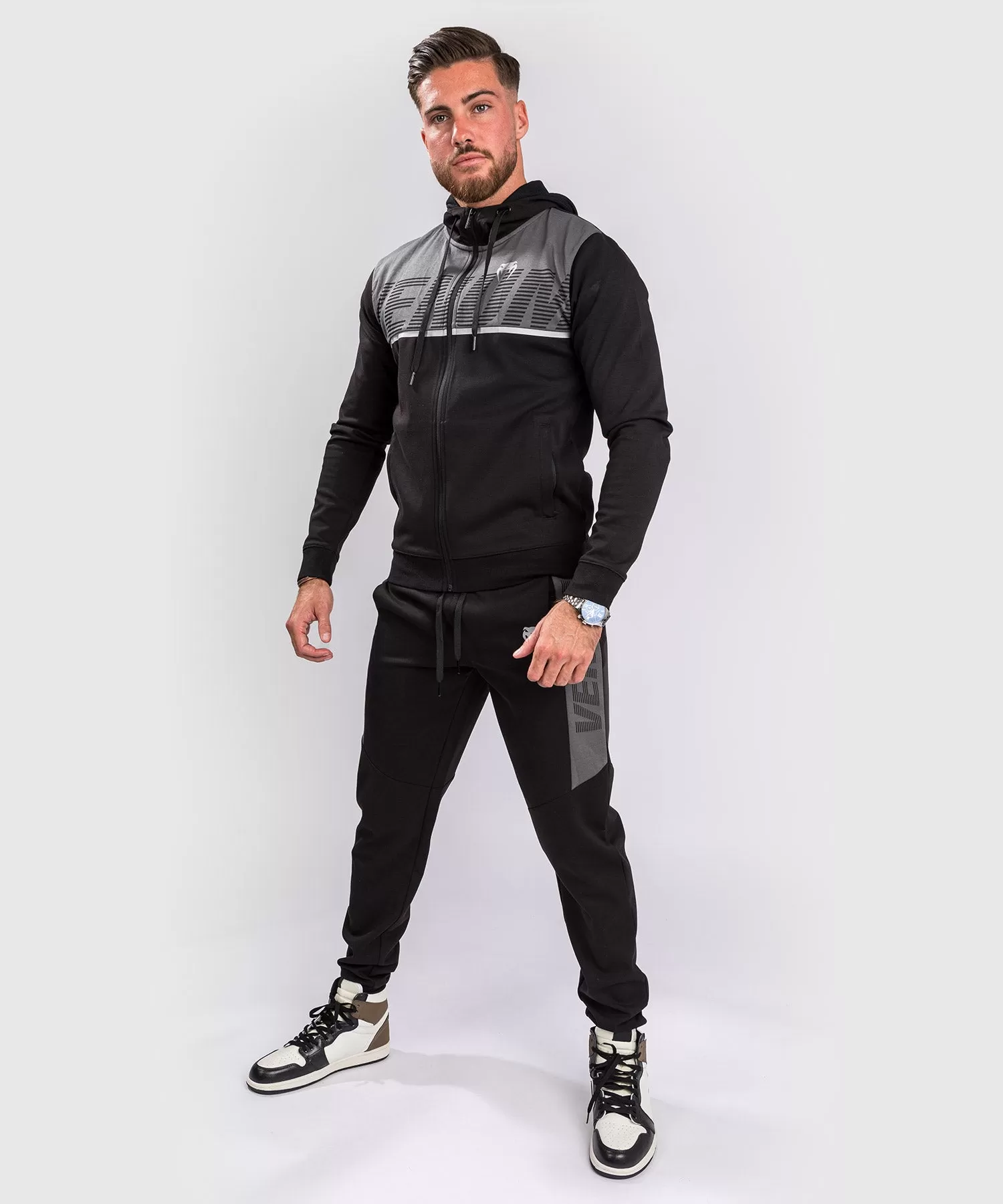 Sweatshirt Zippé Venum Laser ZX - Noir/Gris