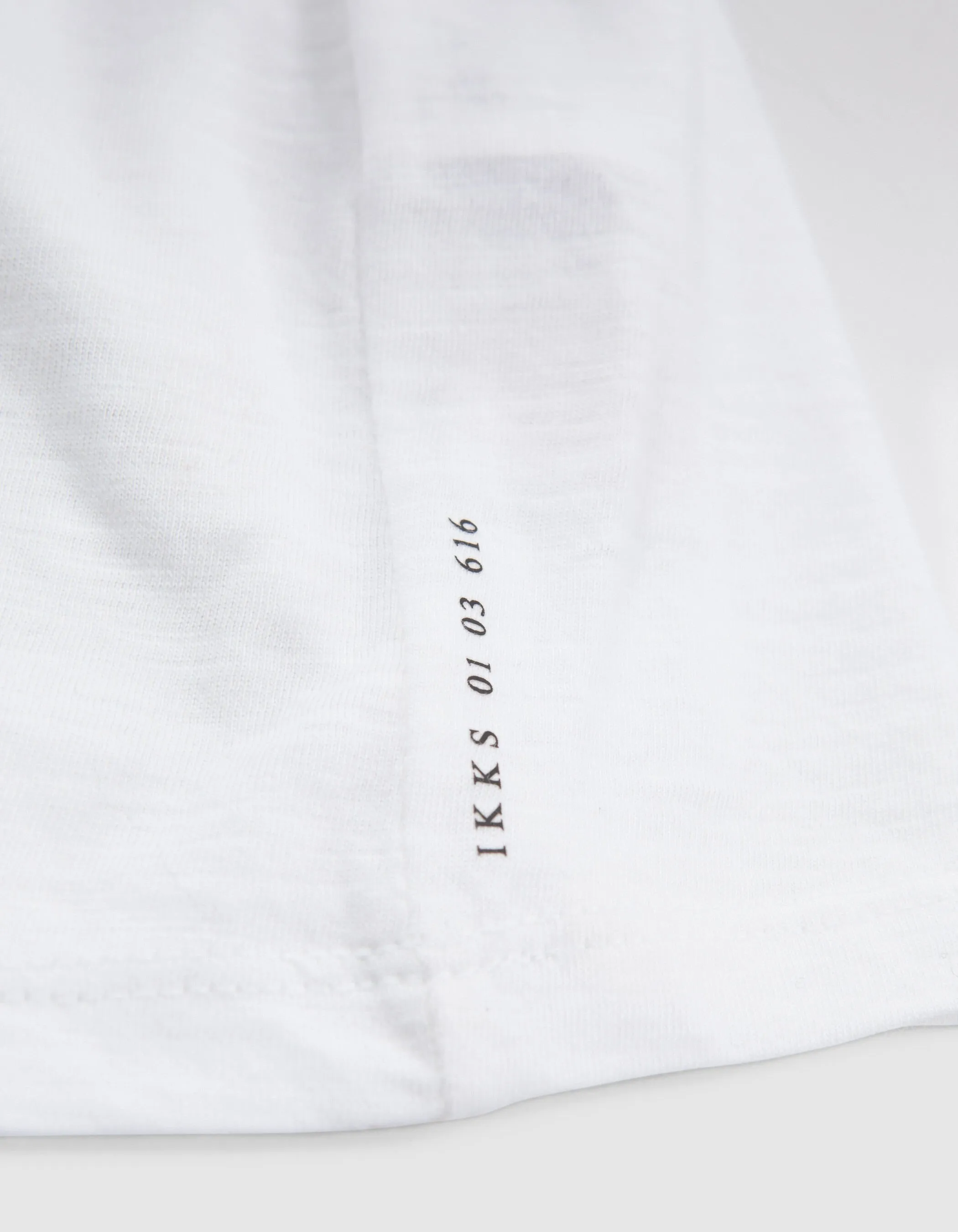 T-shirt L'Essentiel blanc col V Homme